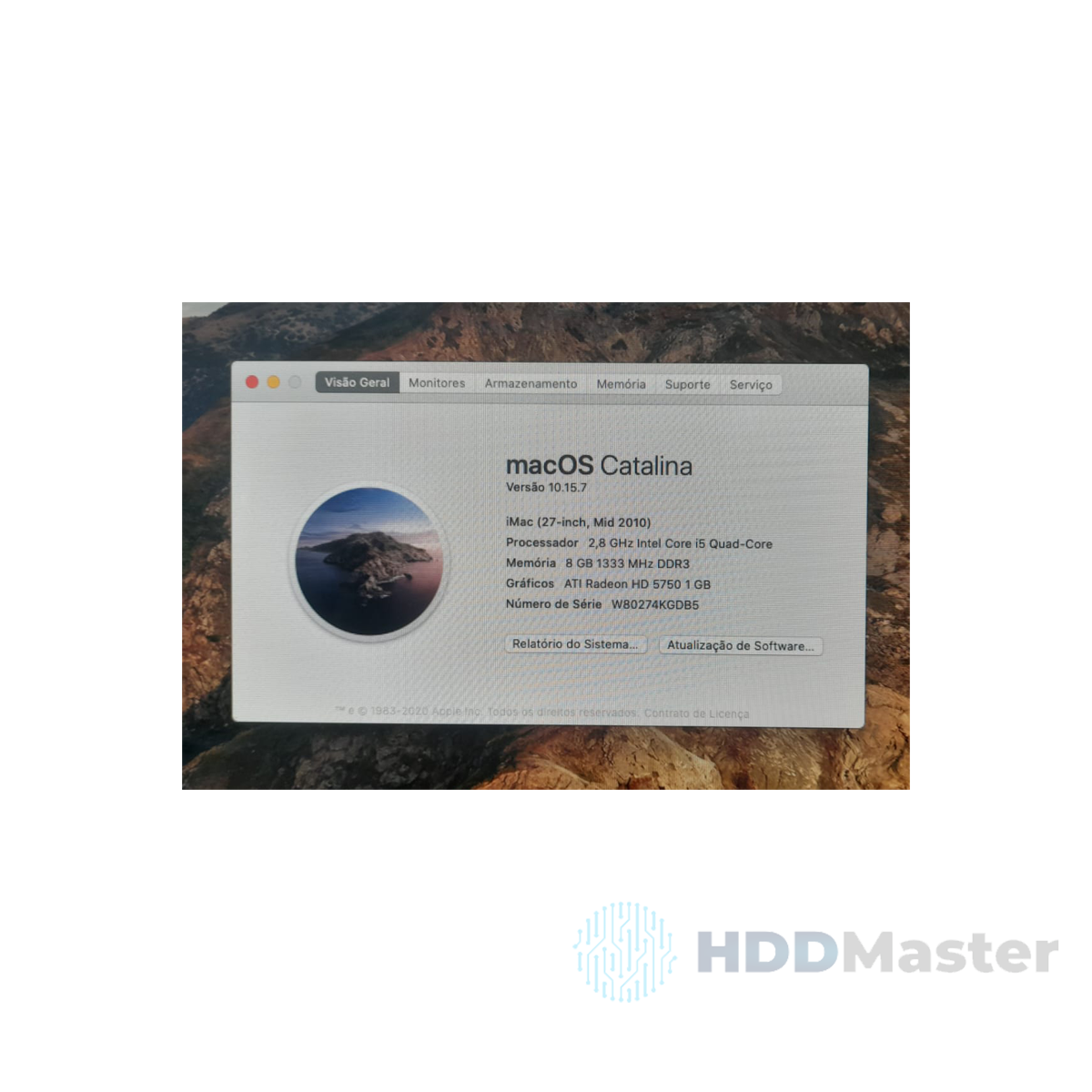 iMac Apple A1312 27" 2010 I5 2.8GHz 8Gb/1Tb (C/DETALHE) - Imagem 10