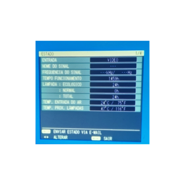 DataShow Projetor Panasonic PT-EW640 5800 Lumens WXGA 1459h - Imagem 5