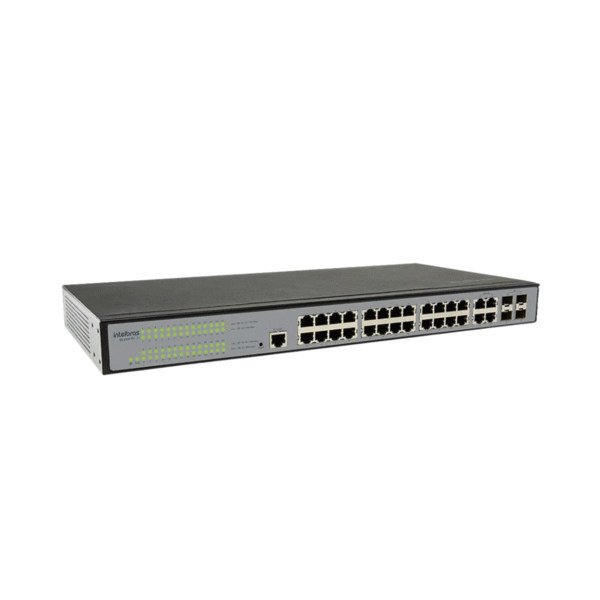 Switch Intelbras SG2404 MR L2+ 24 Portas Gigabit SFP