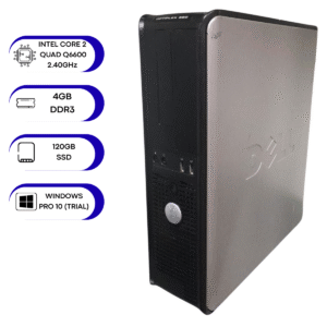 Desktop Dell OptiPlex 380 Series Core 2 Quad Q6600 4gb/120gb
