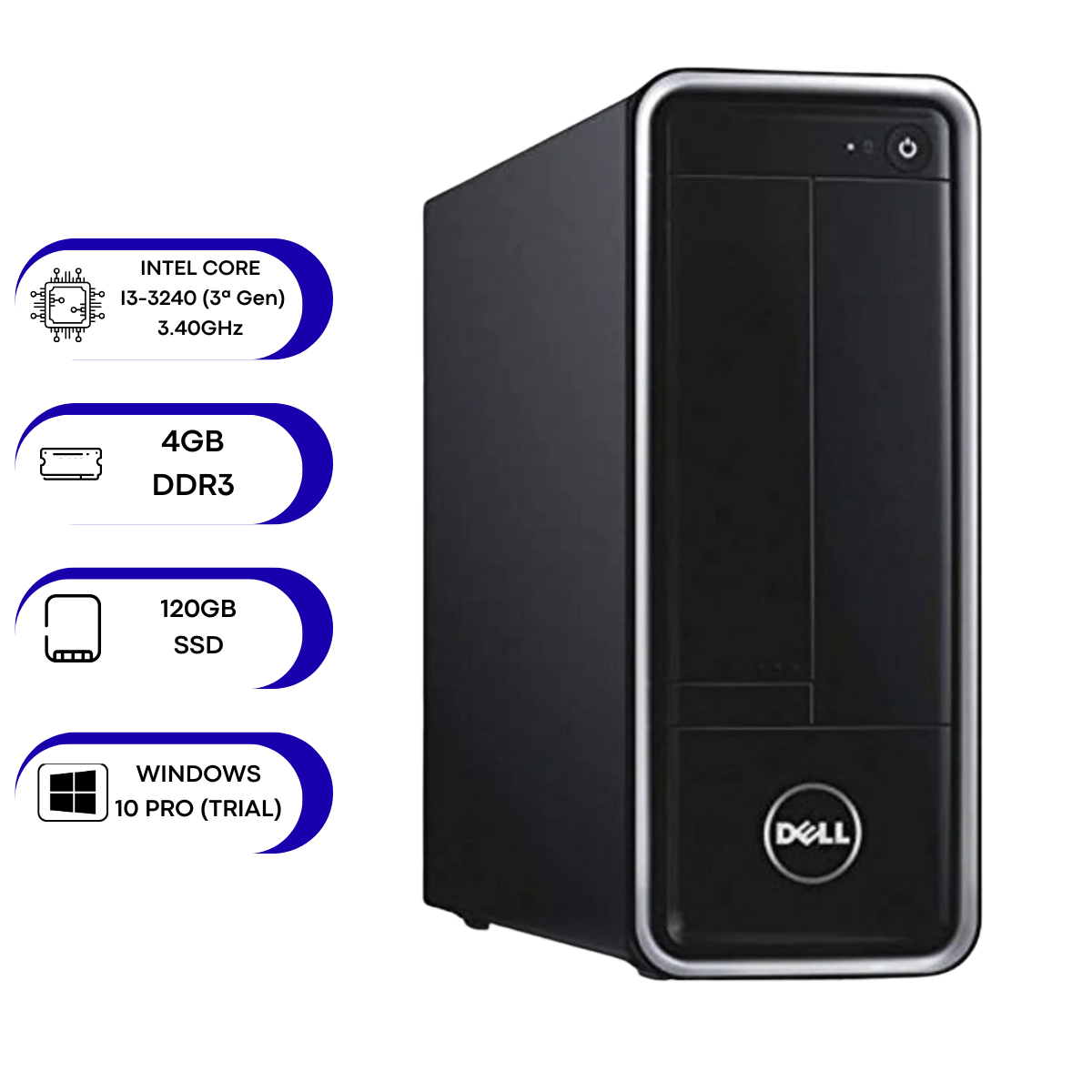 Desktop Dell Vostro 270s D09S i3-3ª 3.40GHz 4gb/120gb