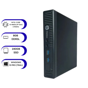 Mini Desk HP EliteDesk 800 G1 i5 4ª 8gb/240gb