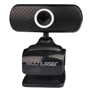 Webcam Plugplay 480p Mic Usb Preto Multilaser - Wc051