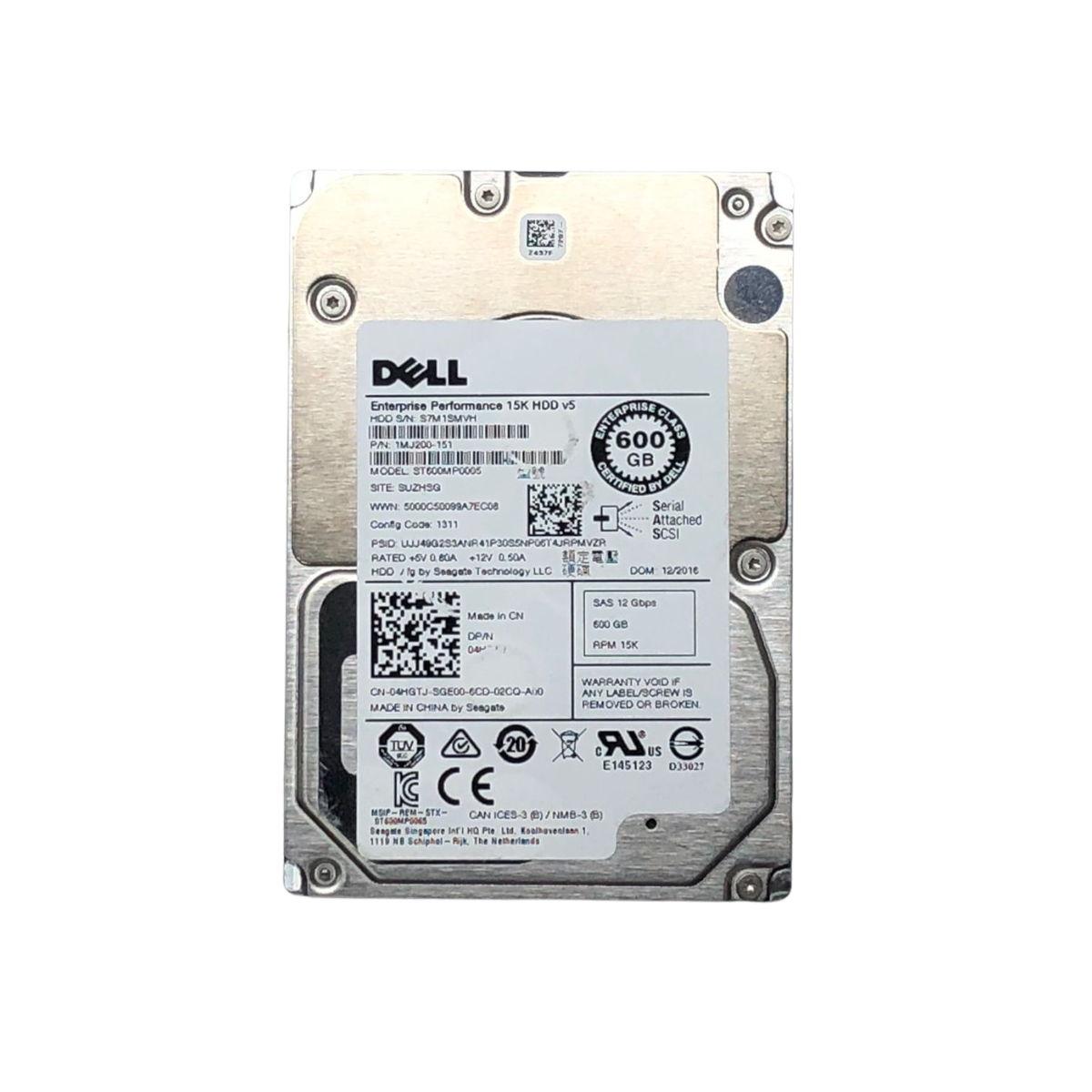 HD Dell 600GB ST600MP0005 SAS 12Gb/s 15K RPM 2.5 Servidor Enterprise