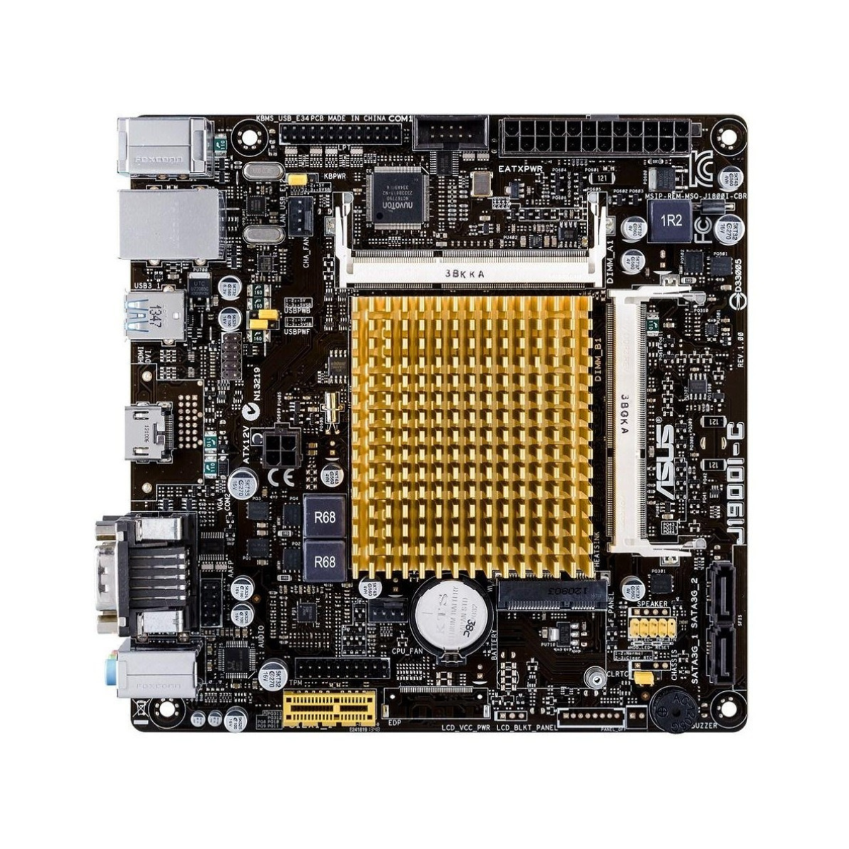 Placa Mãe ASUS LGA 1155 Ddr3 J1800I-C/BR