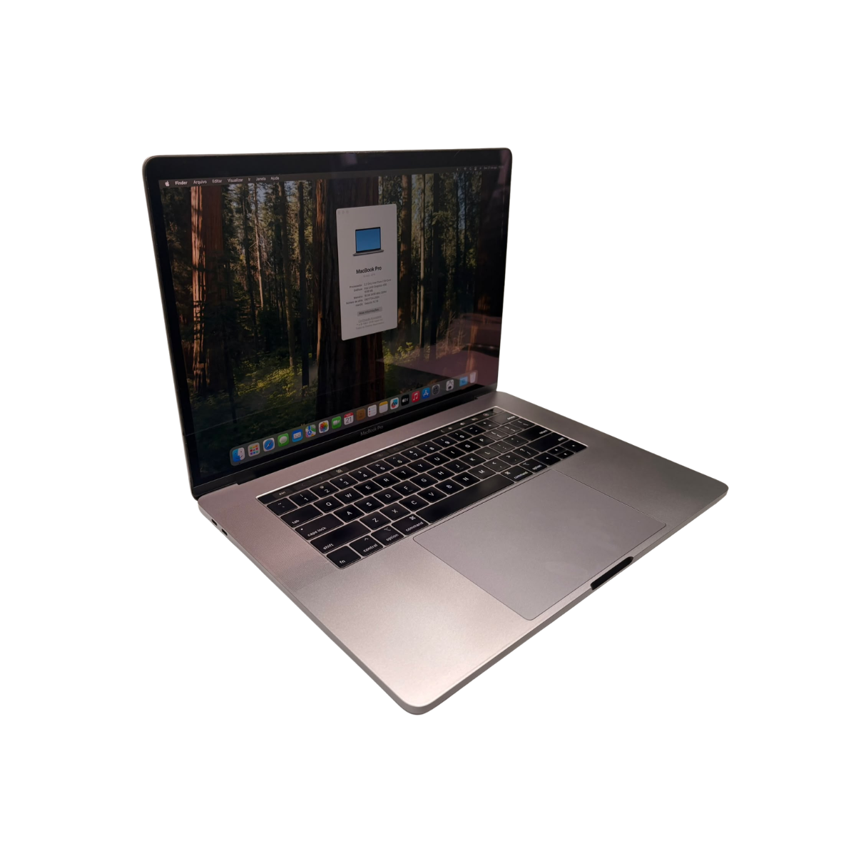 MacBook Pro 15" 2018 A1990 I7 6 QUAD-Core 2.2Ghz 16GB/256GB - Imagem 2